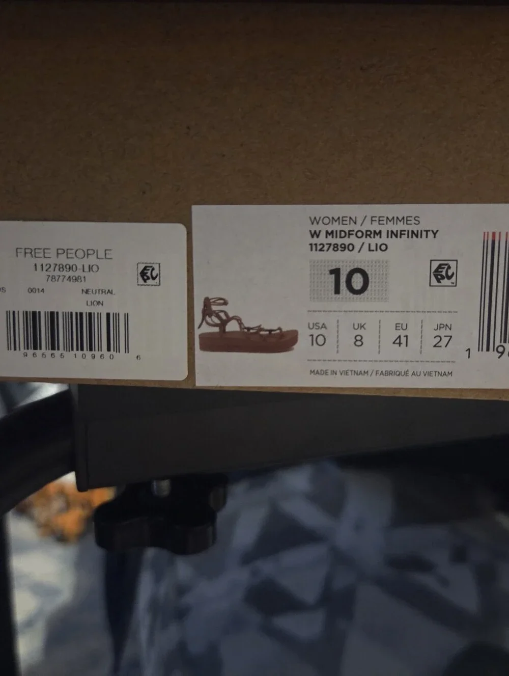 Teva Midform Infinity Sandals -lion Beige New